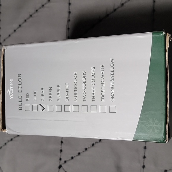 YULETIME UL Certified Clear LED Christmas String Lights, 66 Feet 200 LED Count - Picture 3 of 5